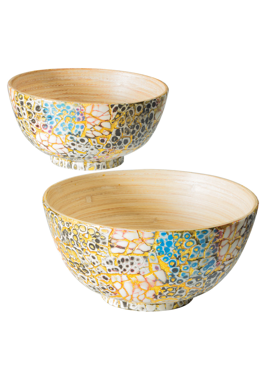 Bamboo and Eggshell Bowl