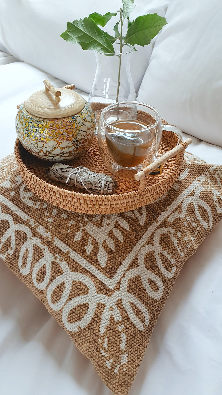 A La Cove Red Earth Cushion